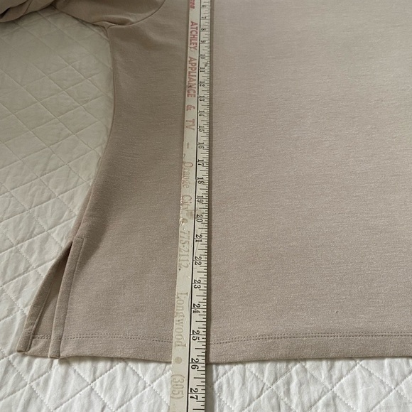 Worthington Knits 2 Piece Skirt Set Beige Long Sleeve with Maxi Skirt Size M - Picture 12 of 16